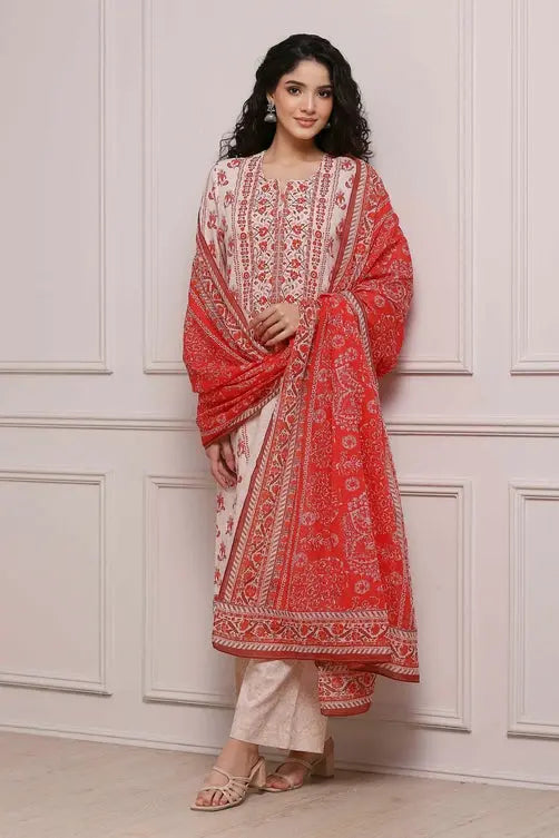 Peach Chikankari Salwar Suit My Store